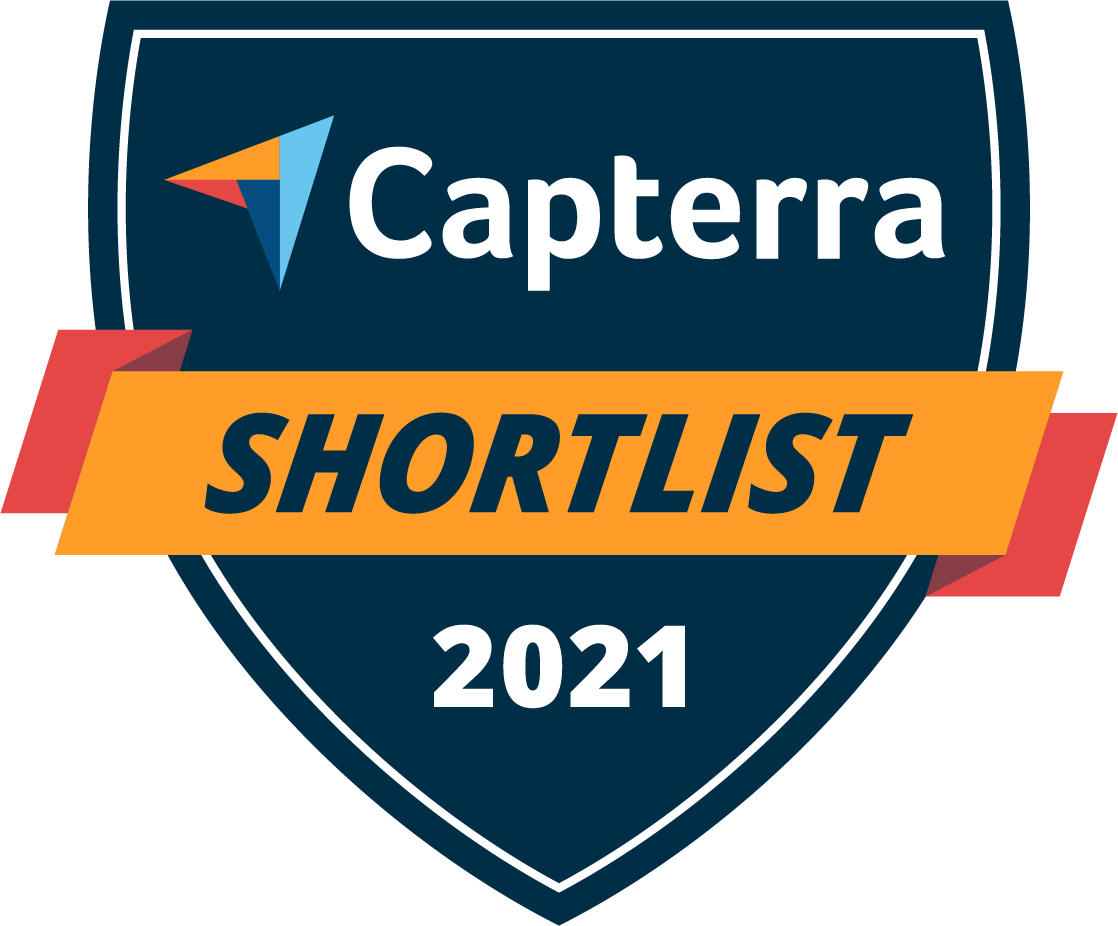 2021 Capterra Shortlist award for Social Media Marketing Software